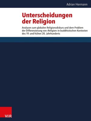 cover image of Unterscheidungen der Religion